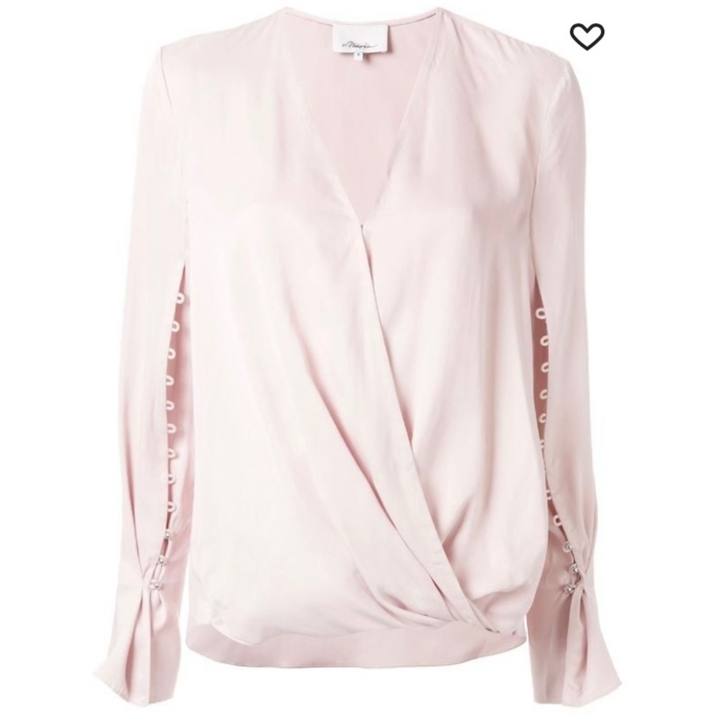 Phillip Lim Light Pink Blouse - size 6 - will steam before ship! - Picture 2 of 7